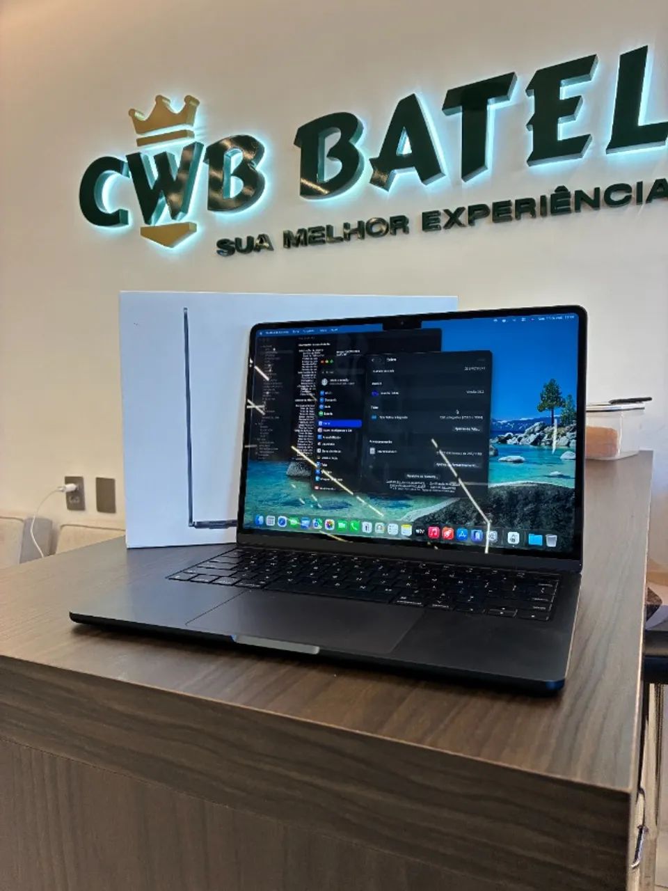 MacBook Air M3 8GB 256GB 13.6 Bateria 100% 79 Ciclos - Loja Fisica