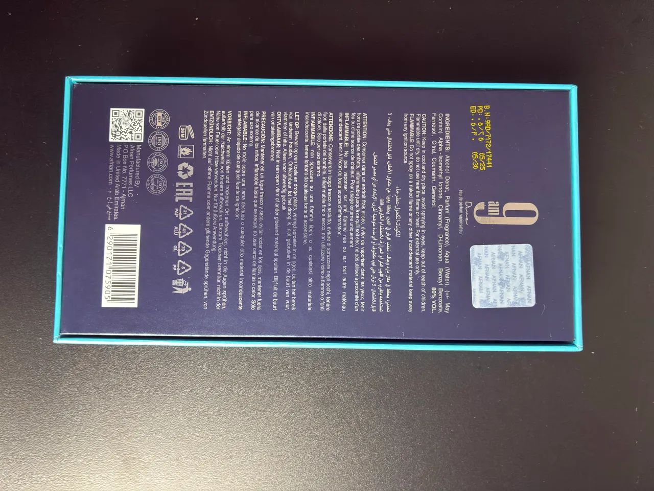 Perfume Afnan 9AM Dive 150 ml | Poucas borrifadas - Foto 3