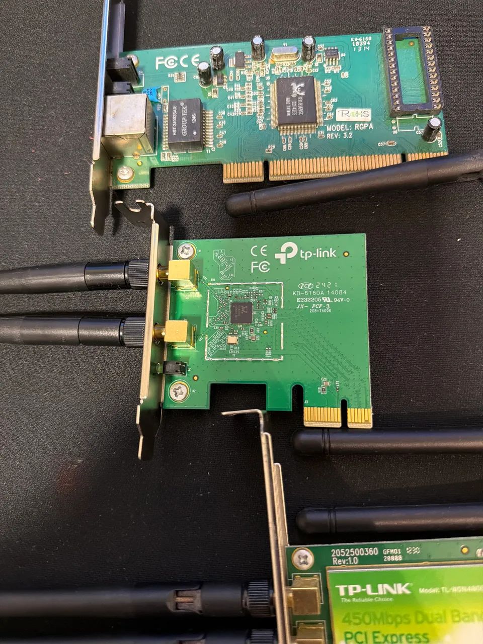 Placa de rede Wi-Fi PCI e PCI Express 300 e 450 - Foto 4