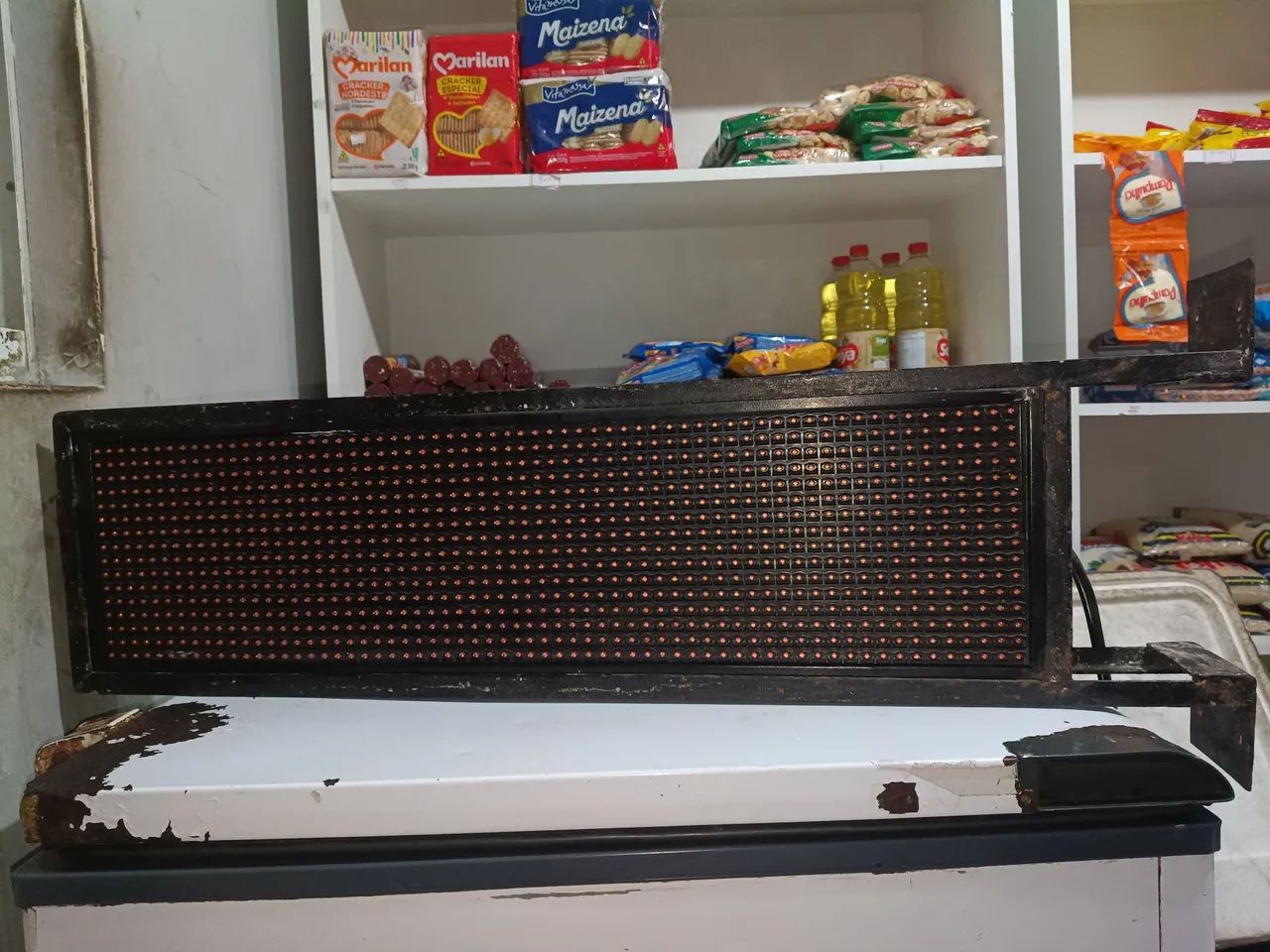 Placa de led pra loja ja vai 9cm a barra pra parafusa na parede  - Foto 2