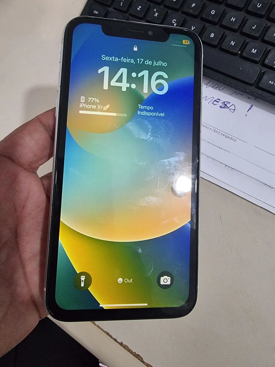 IPhone xr 128gb branco 