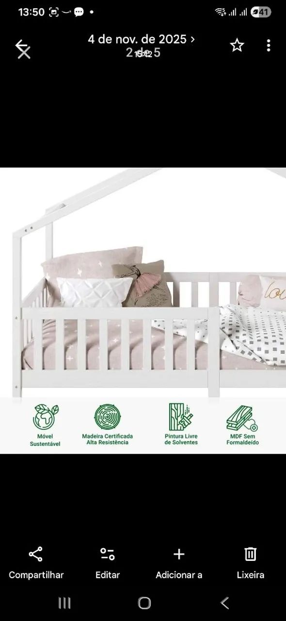 Cama montessori solteiro king maciça + colchão apolospuma - Foto 3