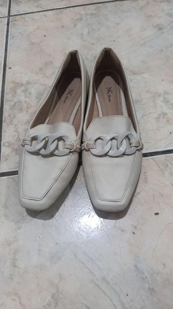Mocassim off white 
