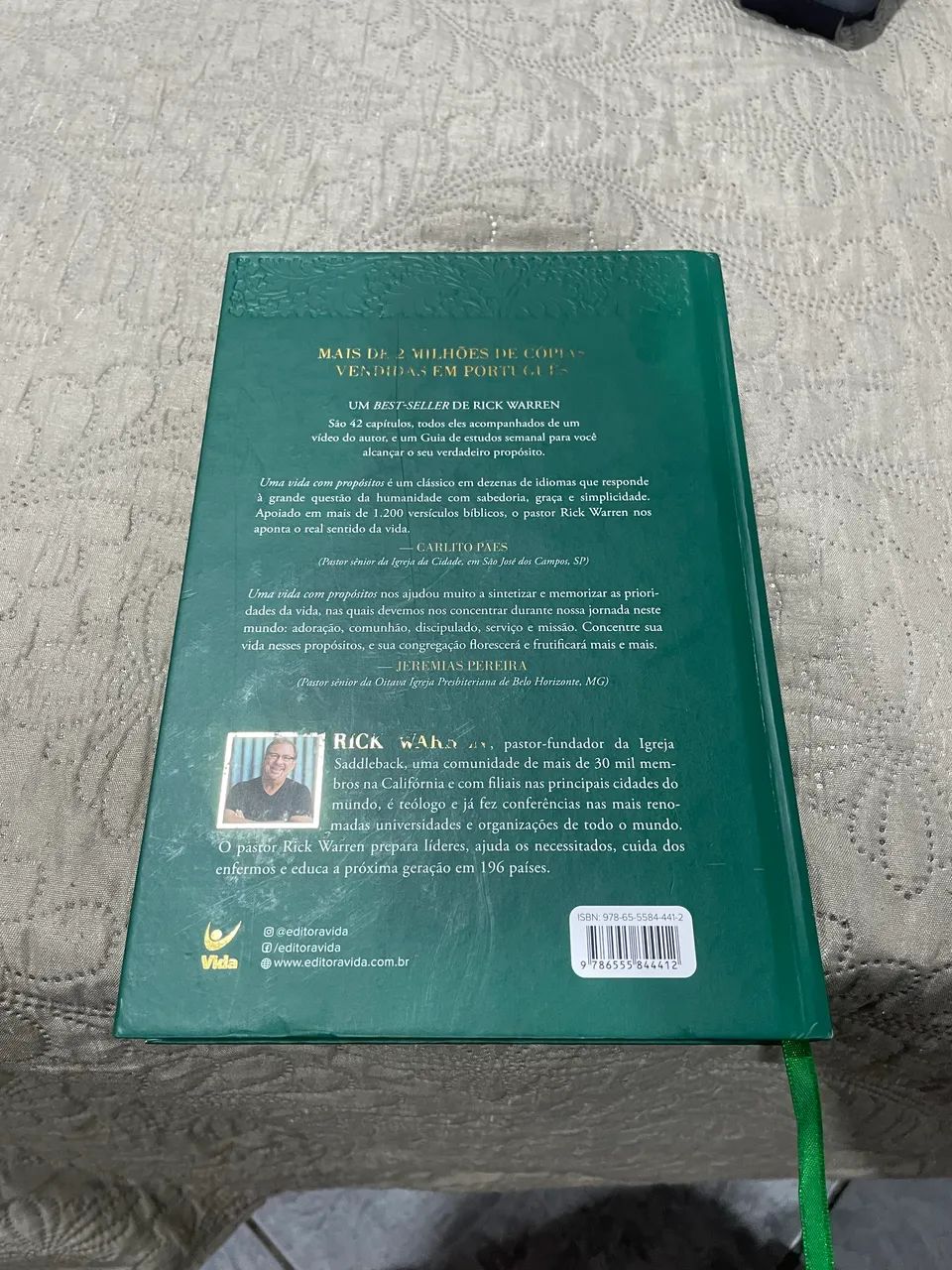 Livro: Uma vida com propósitos  - Foto 3