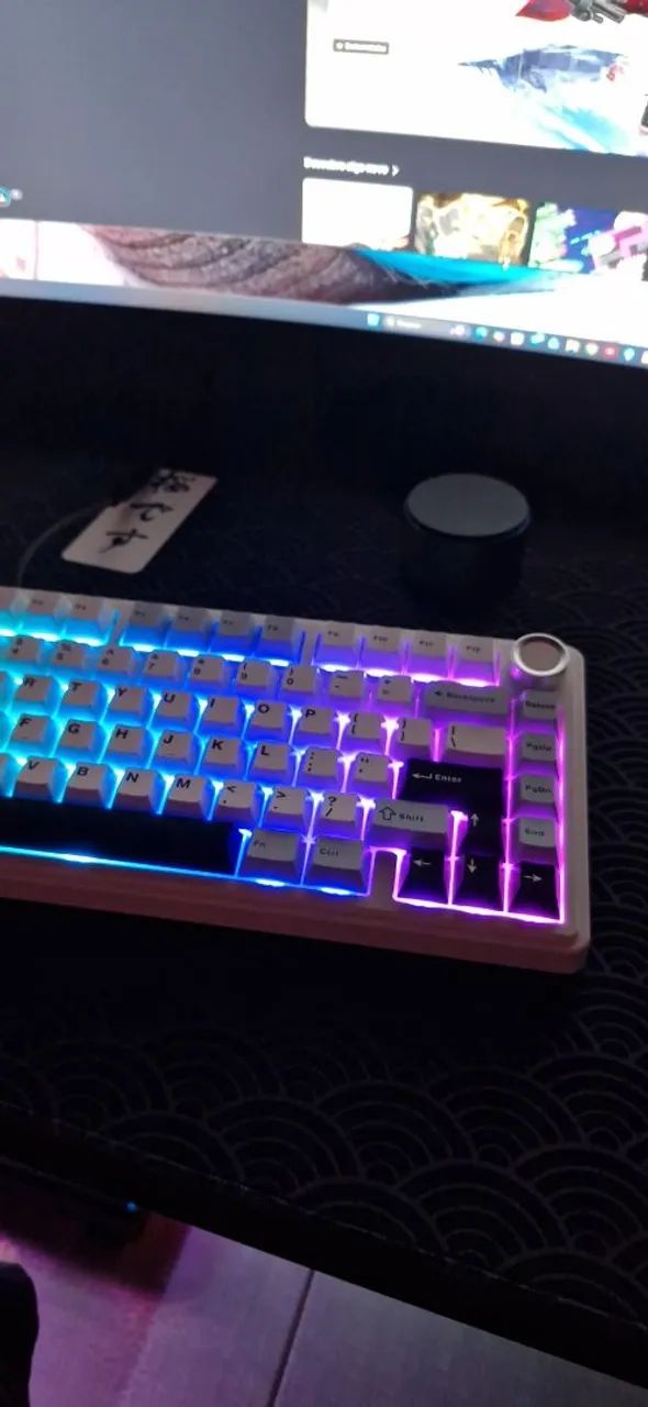 Teclado mec ânico aula f75. - Foto 2