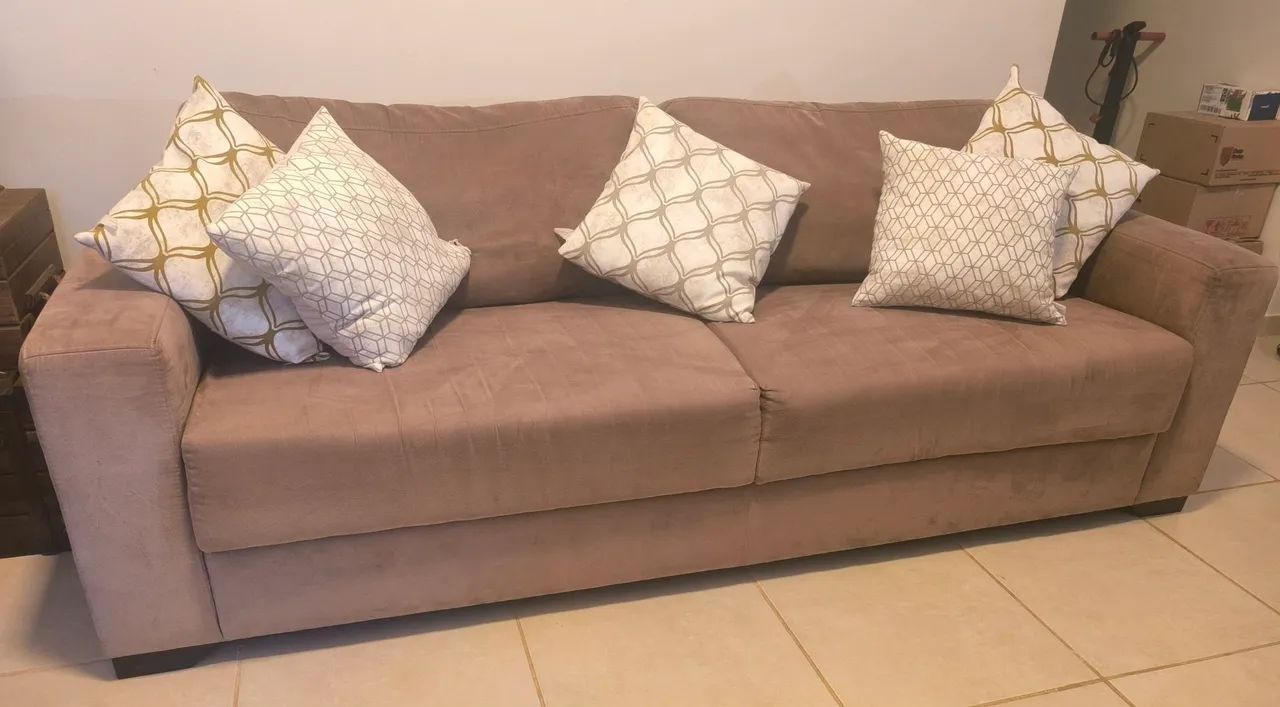 Sofá 3 lugares(Marília/SP) - Foto 2