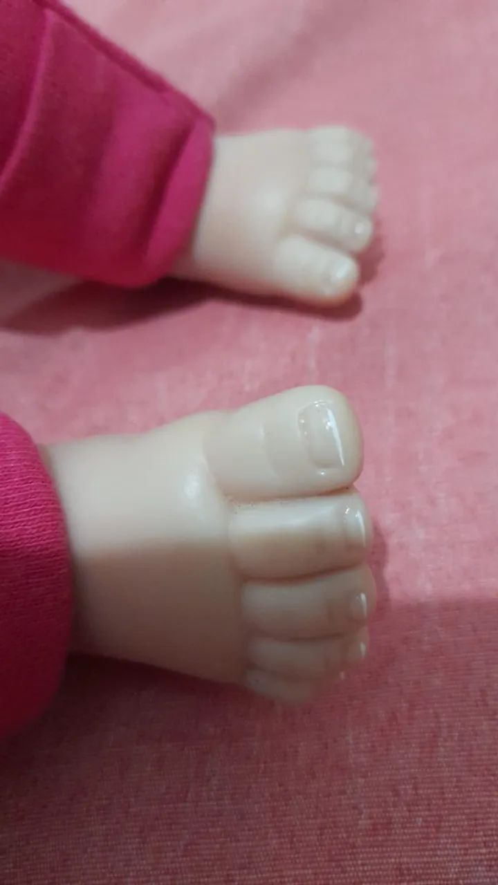 boneca bebe reborn com chupeta - Foto 3
