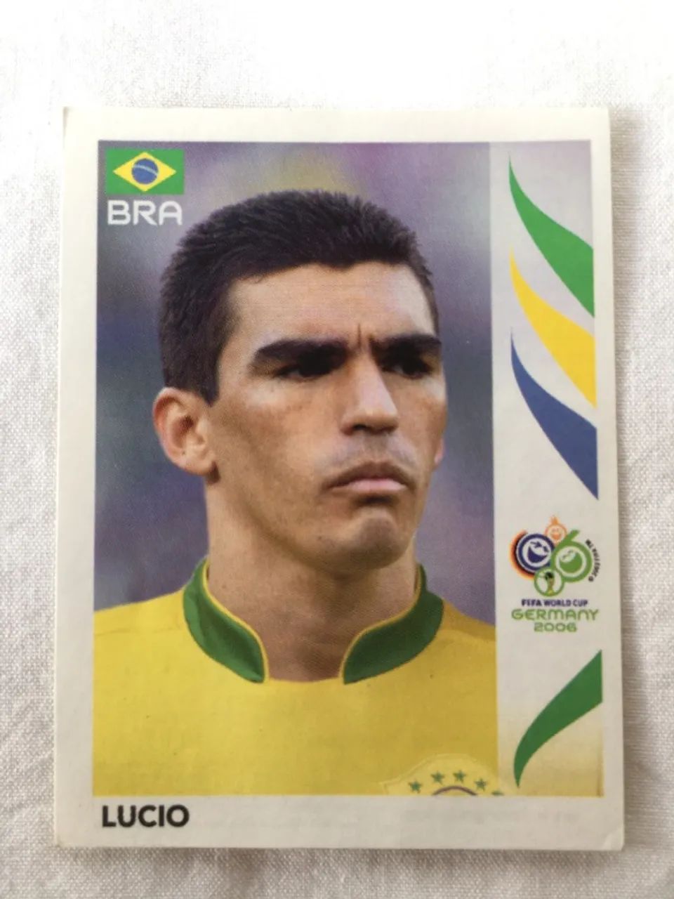 Figurinha Lucio Copa 2006 Nunca Colada