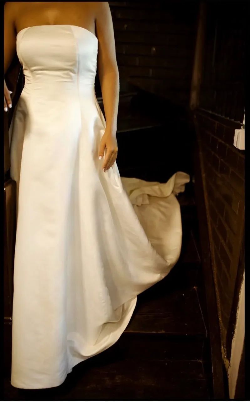 Vestido de noiva clássico - off white  - Foto 2