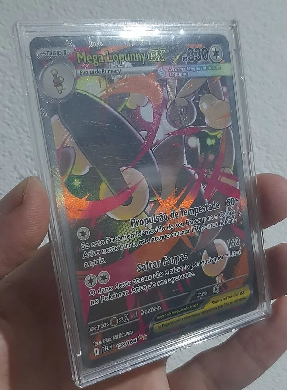 Mega lopunny ex (128/094) carta original de pokémon