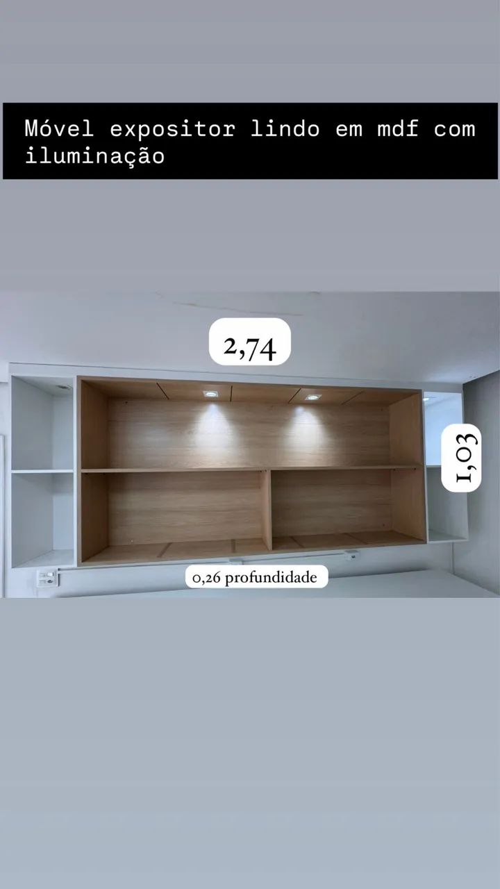 Expositor grande em Mdf  - Foto 2