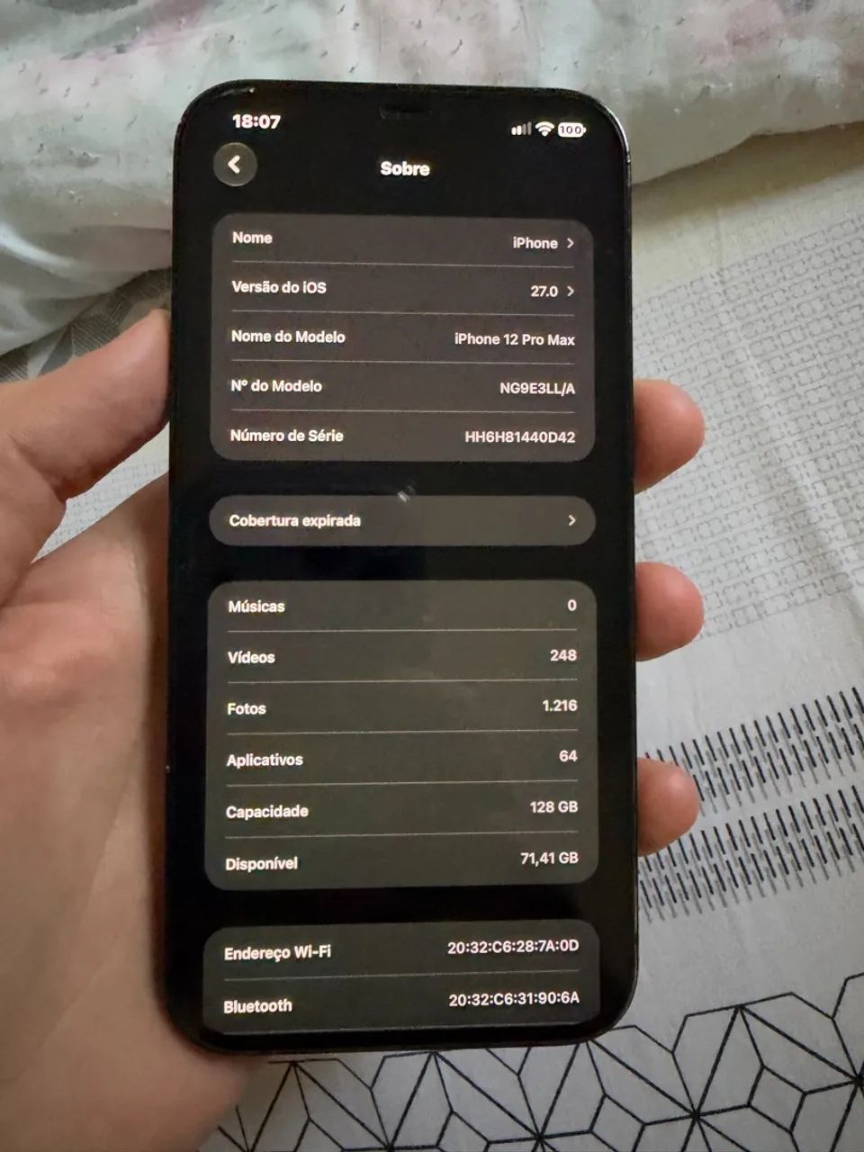 iPhone 12 Pro Max 128GB Azul impecável - Foto 2