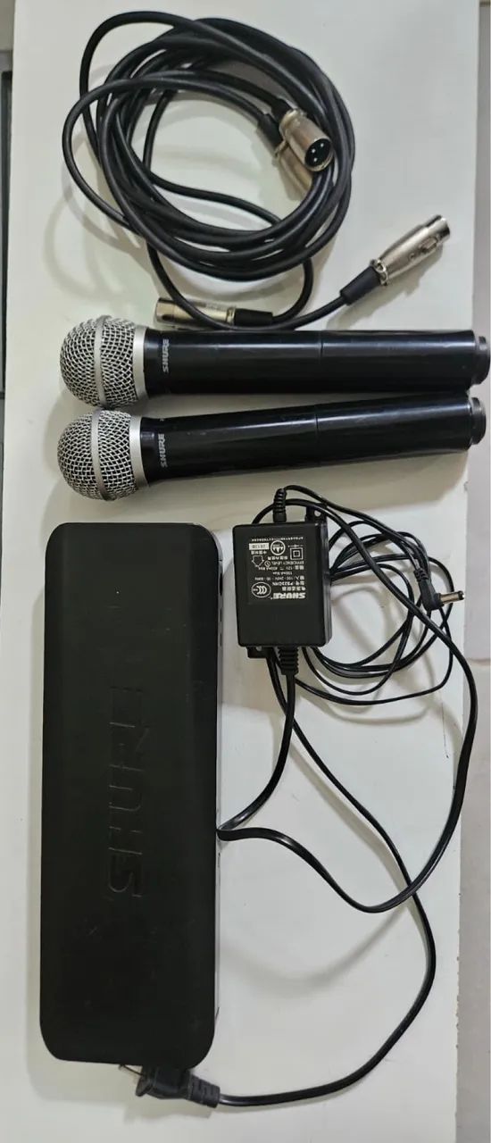 2 Microfone sem fio Shure PG58-j10