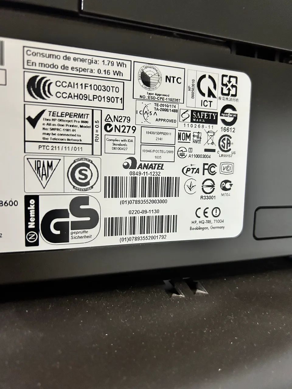 Impressora multifuncional HP OfficeJet Pro 8600 - Foto 5