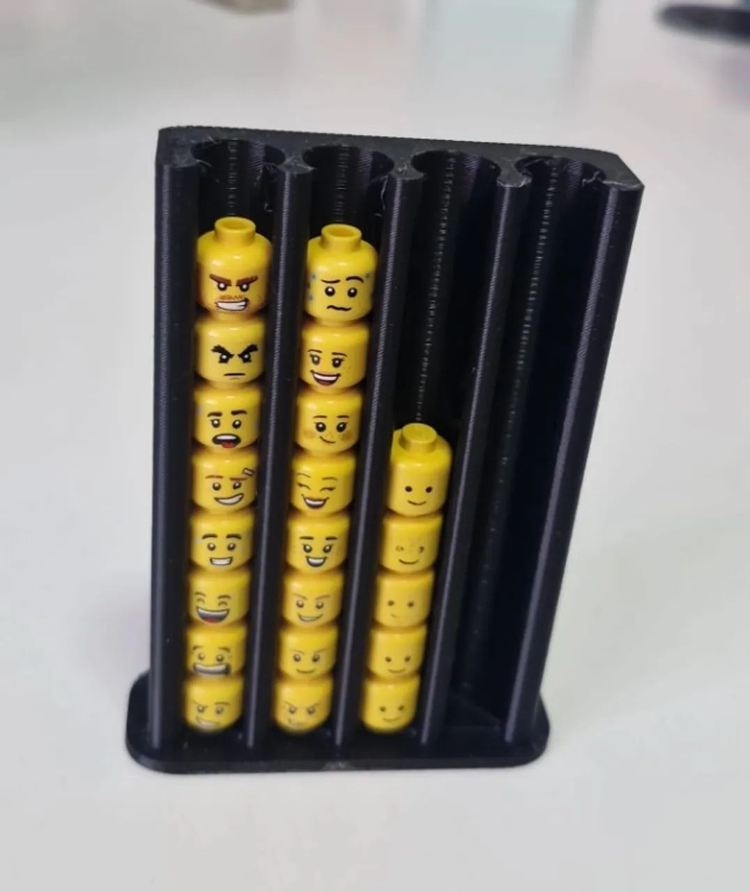 Organizador de Cabeças de Minifiguras - 3 tamanhosLEGO® ou Blocos de Montar. - Foto 2