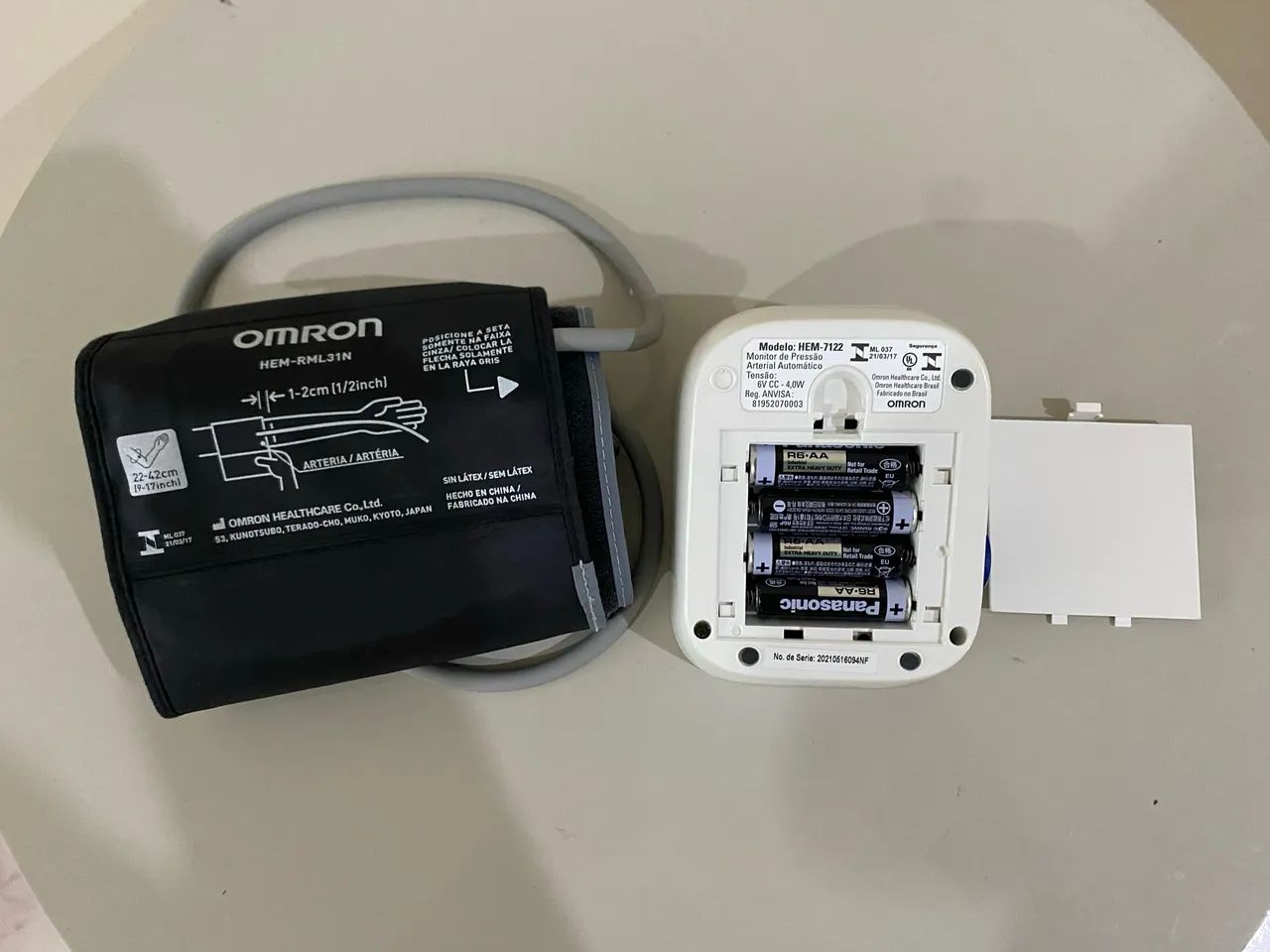Monitor de pressão arterial automático - marca omron - modelo hem 7122 - Foto 5