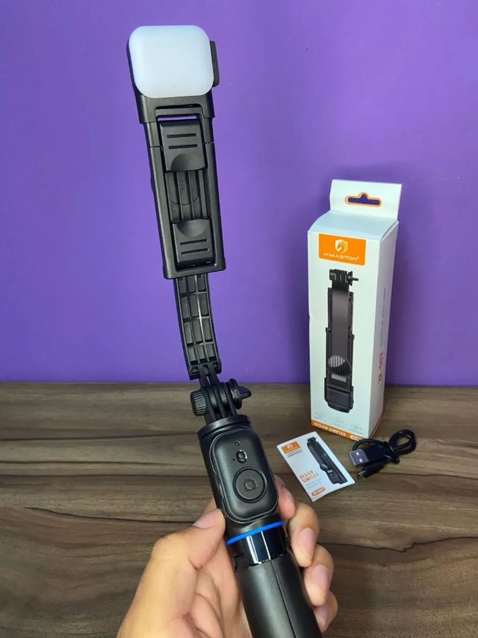 Bastão Tripé Multifuncional Bluetooth ZP-007 H?Maston