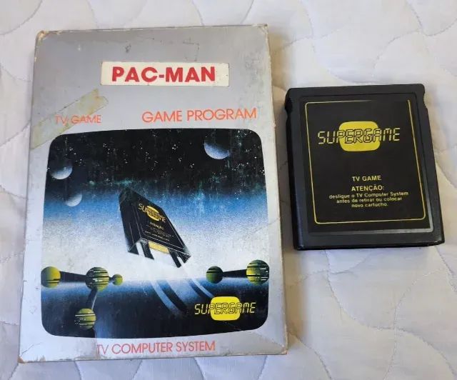PAC MAN Supergame CIB Atari 2600 na Caixa Jogo
