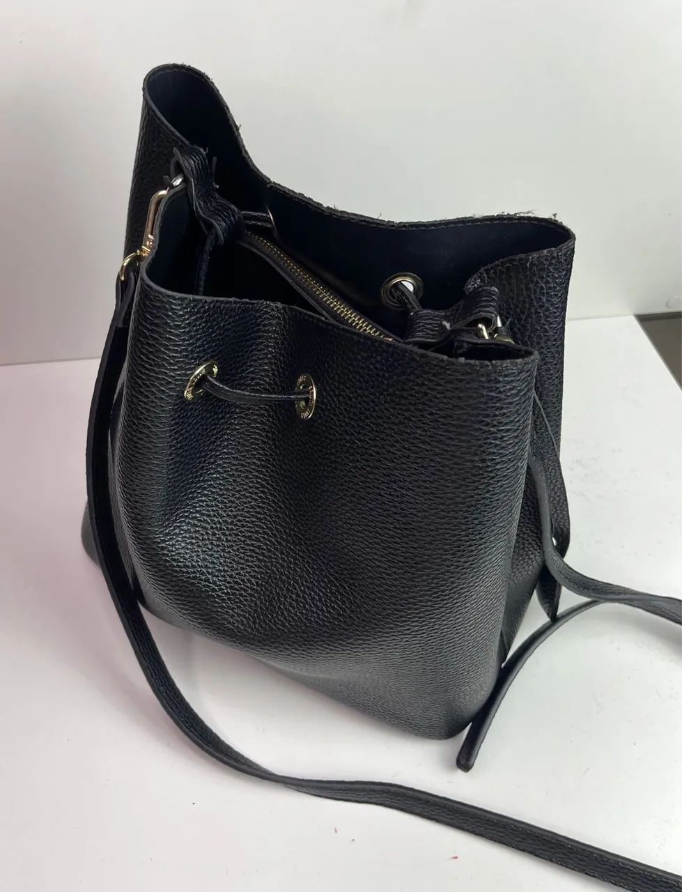 Bolsa feminina de couro legítimo  - Foto 3