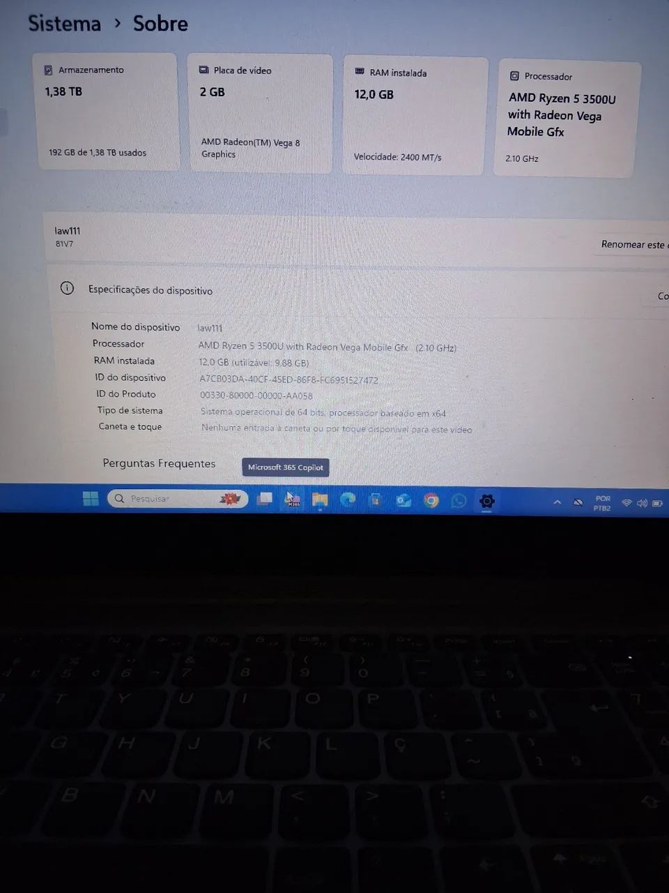 NOTEBOOK LENOVO LAW111  - Foto 5