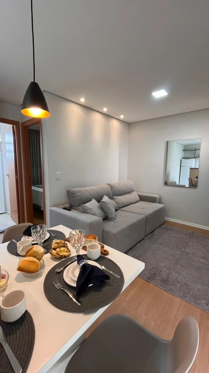 Apartamento mobiliado com 2 quartos no Chapada das Borboletas - Foto 2