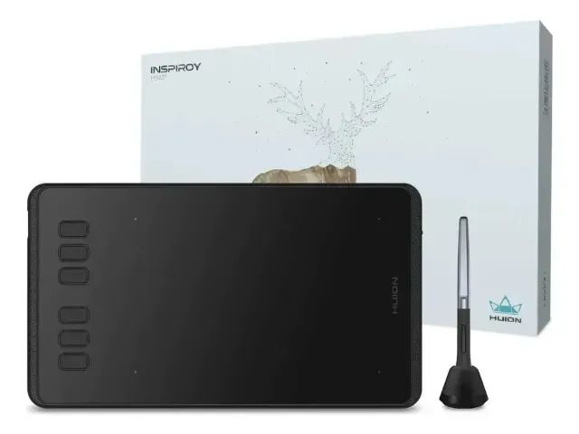Mesa Digitalizadora Huion Inspiroy H640p Preta Black