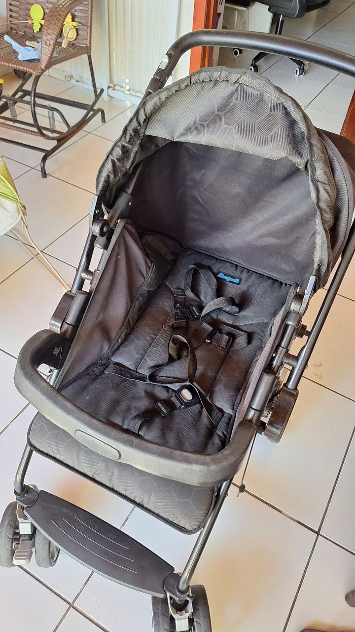 Conjunto Burigotto (carrinho e bebê conforto) - Foto 2