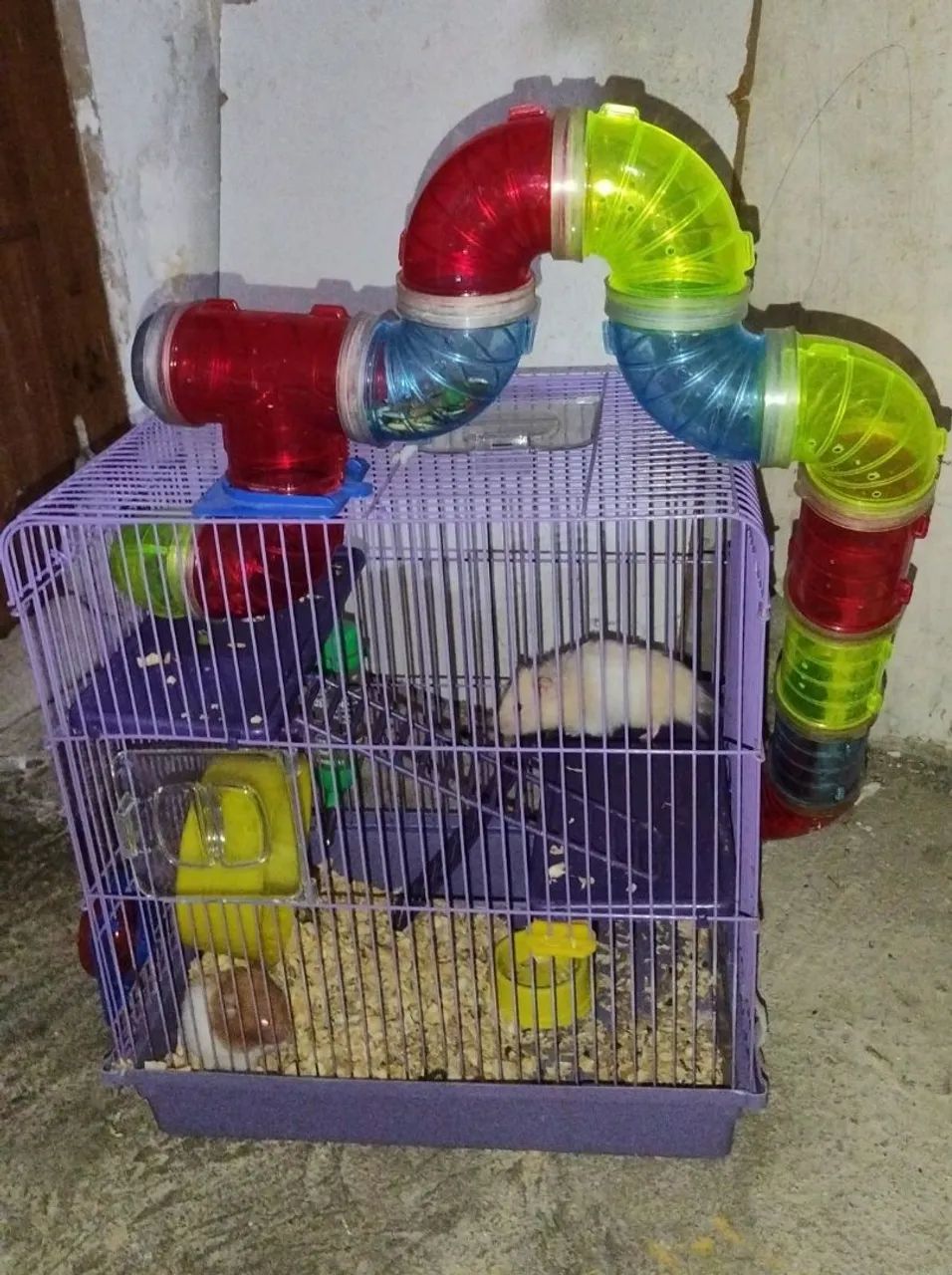 Gaiola para hamster ou roedores de 3 andares  - Foto 4
