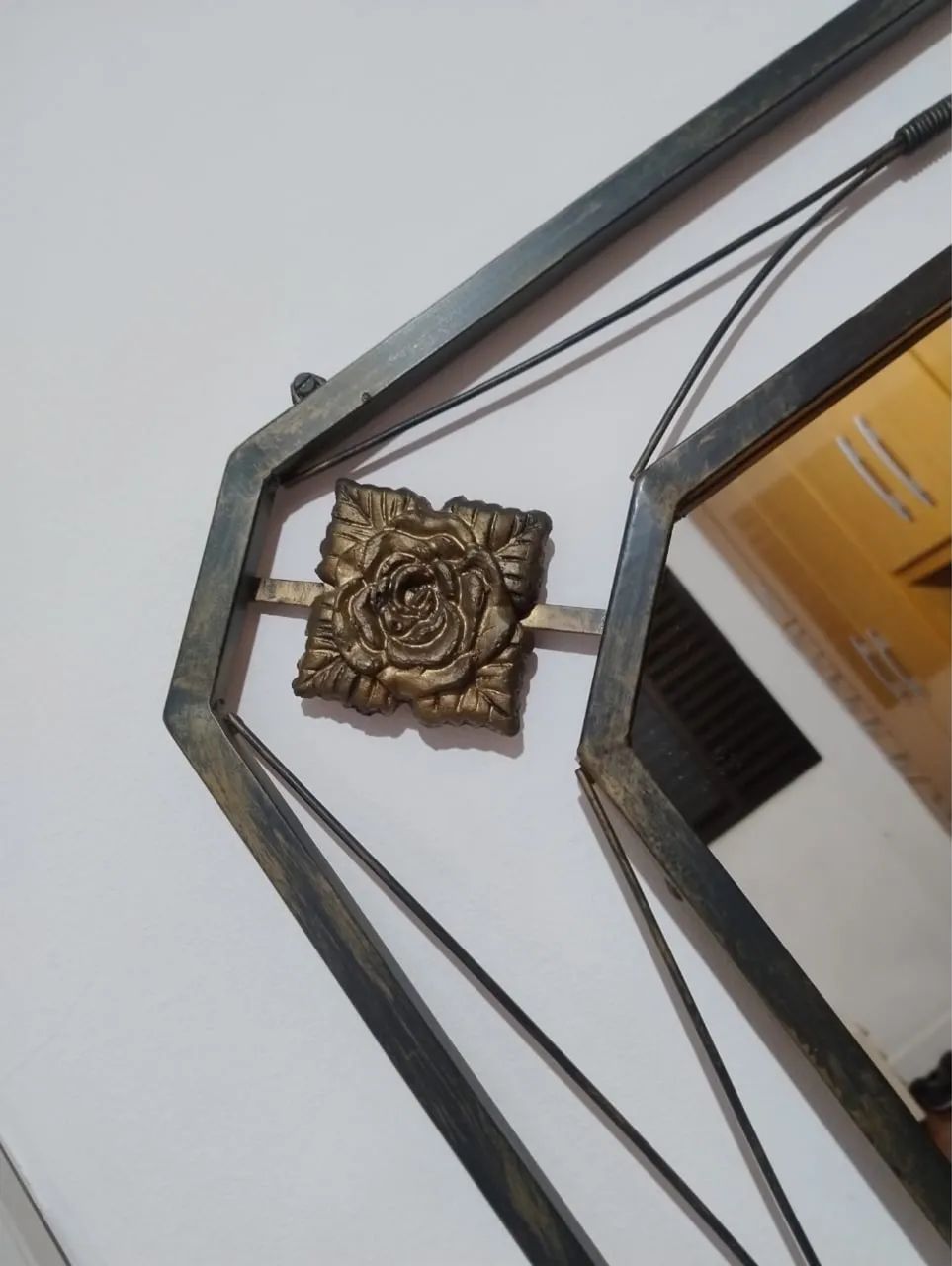 Penteadeira Vintage Metal e Vidro - Foto 5