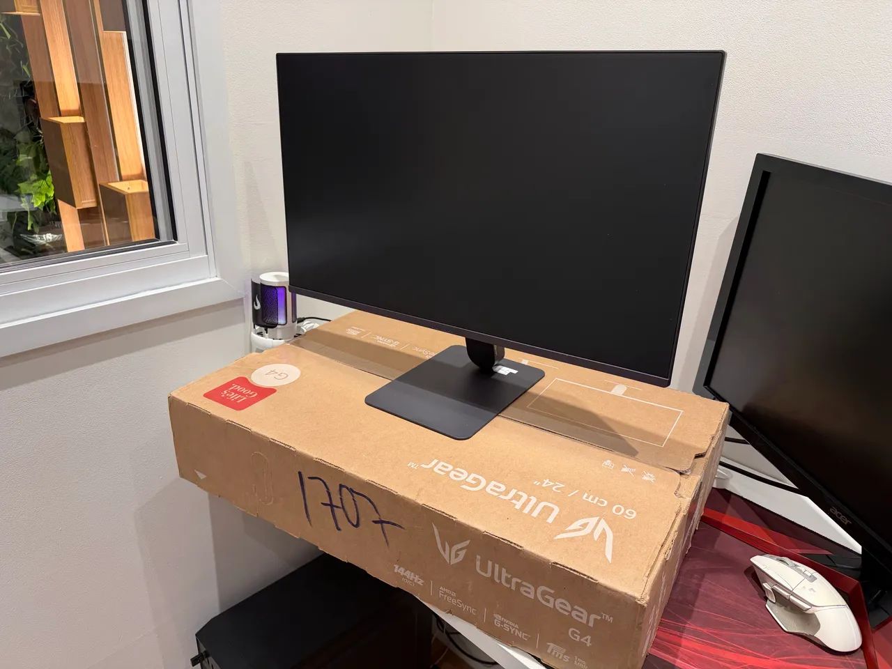 Monitor Gamer lg ultragear 24 Polegadas 144hz 1MS