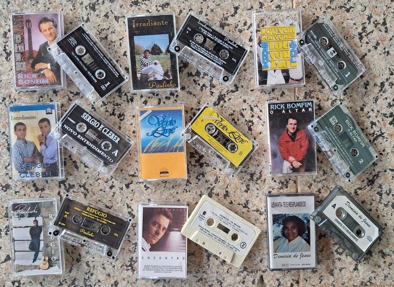 Fitas Cassette K7 Evangélicas 