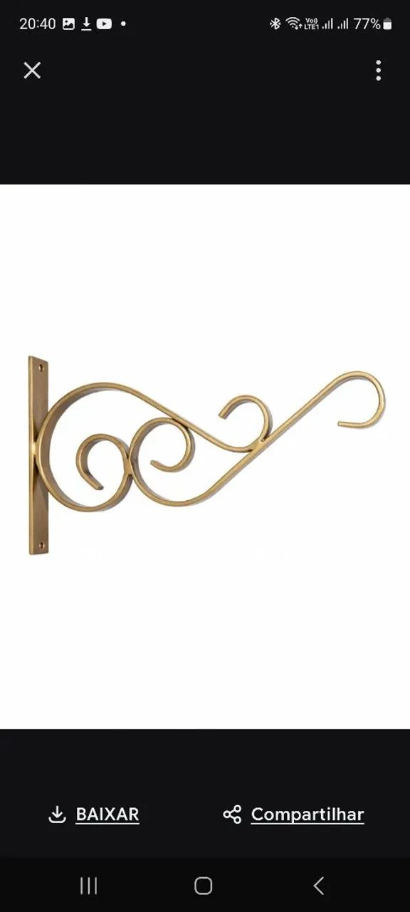 Suporte de plantas estilo classico 30cm - Foto 2