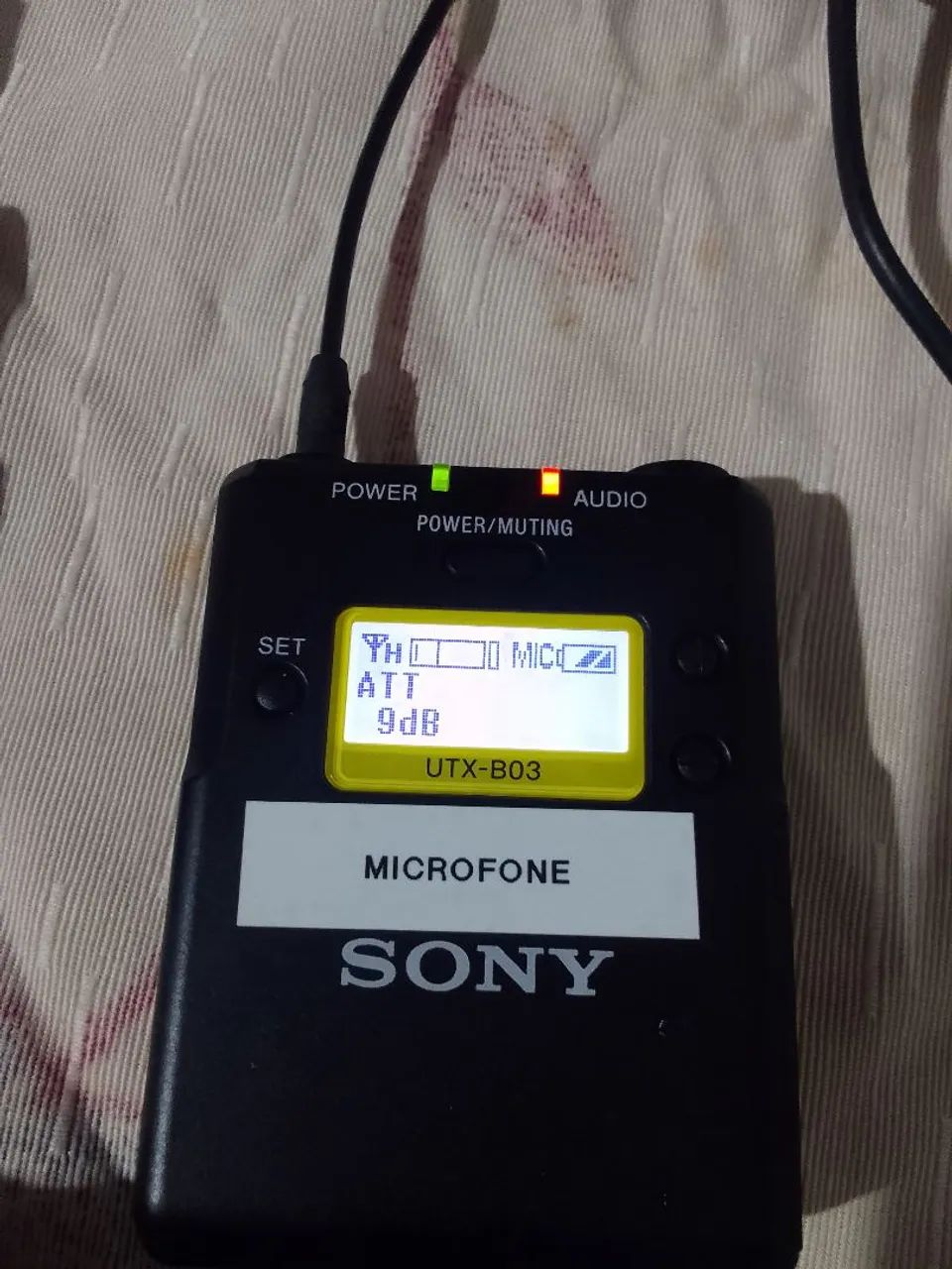 Microfone de lapela Sony451035733804328961