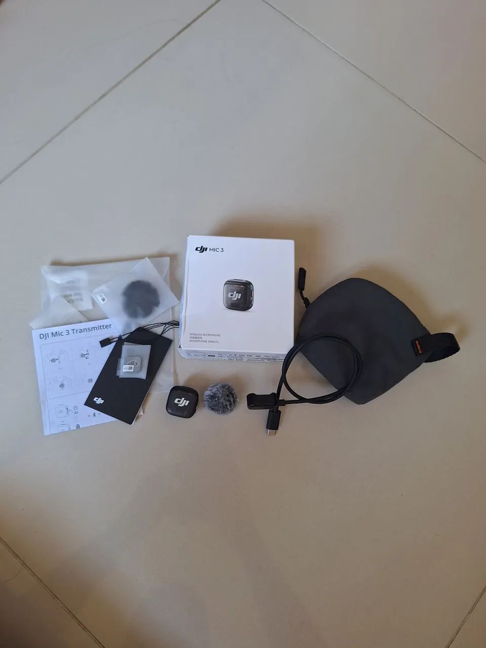 Microfone DJI Mic 3 Transmissor - Foto 2