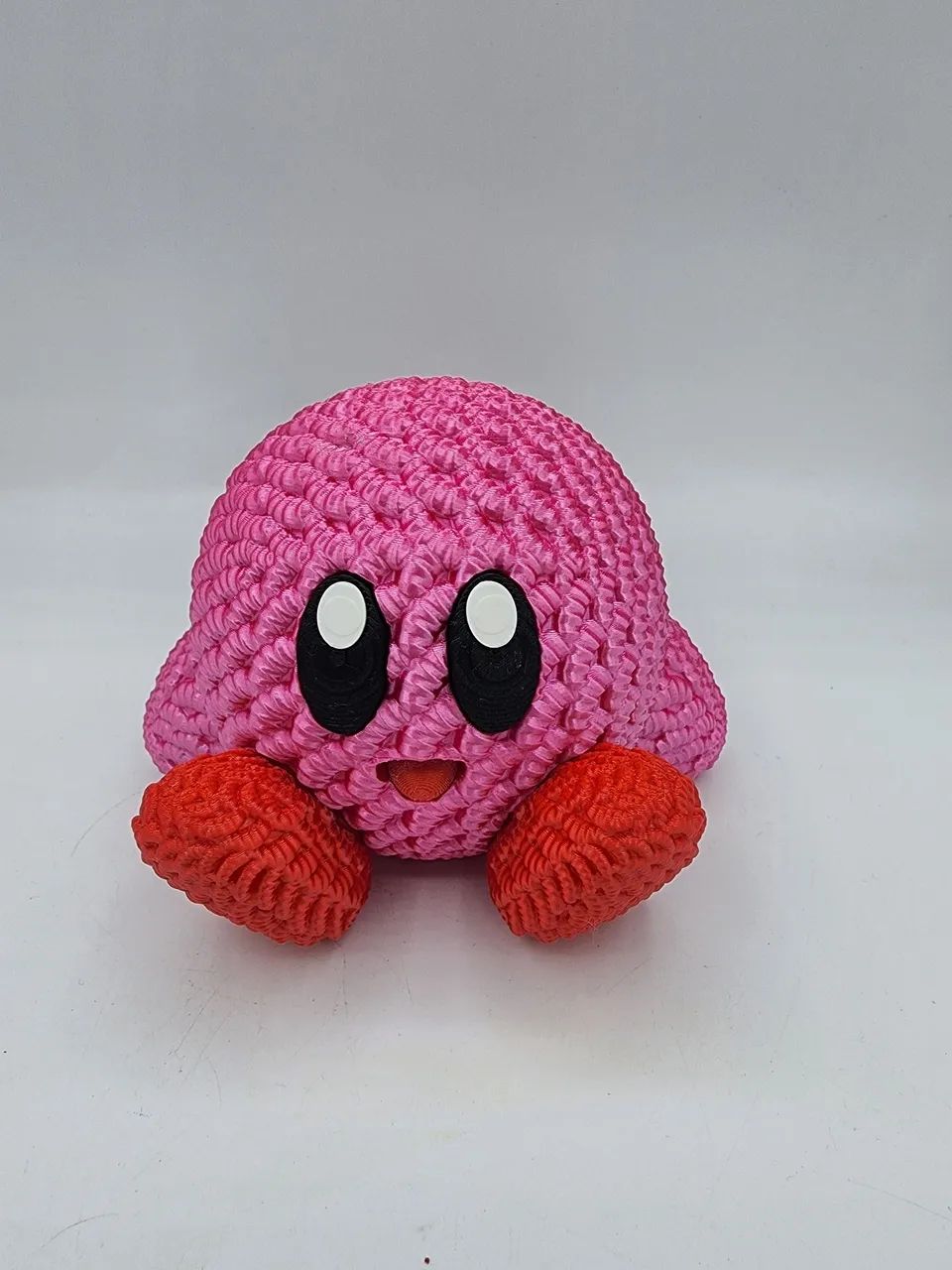 Boneco kirby estilo crochê  - Foto 2