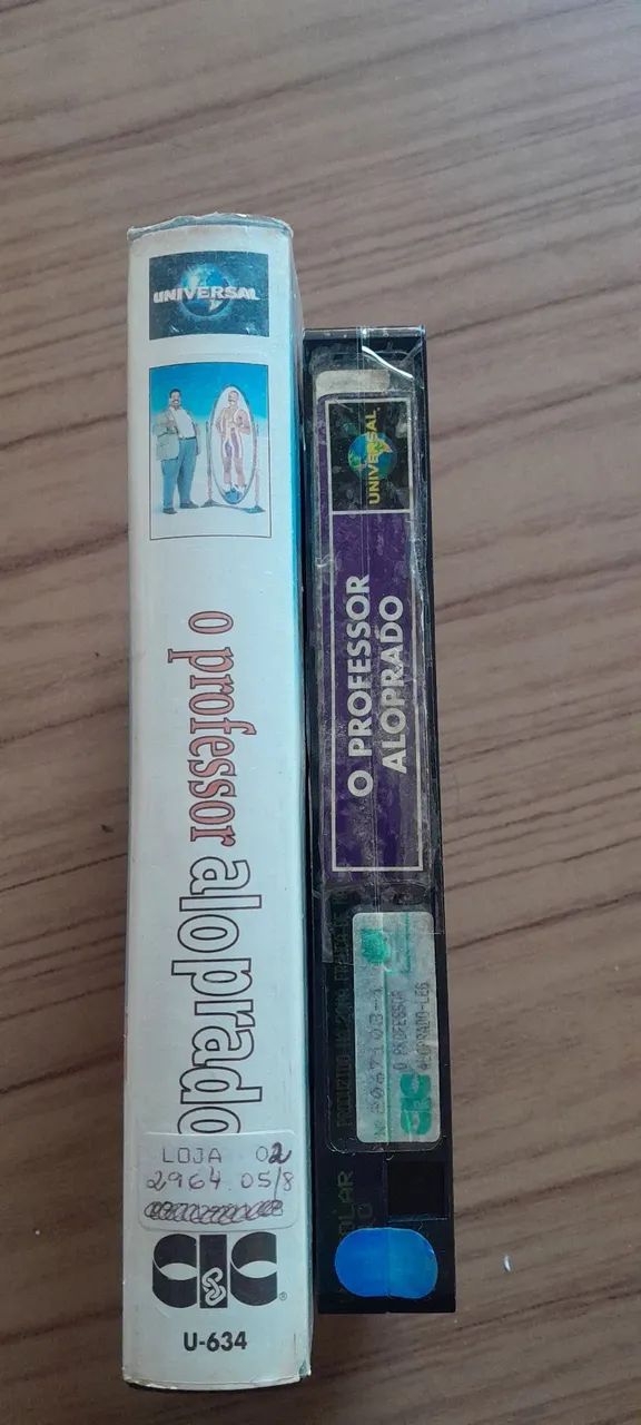 VHS O Professor Aloprado - Foto 4