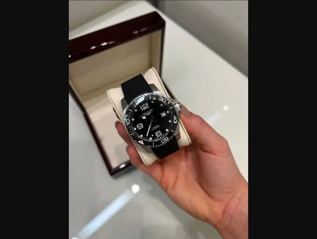 Longines HydroConquest 41mm Automático Cerâmica - Completo com caixa e garantia - Foto 3