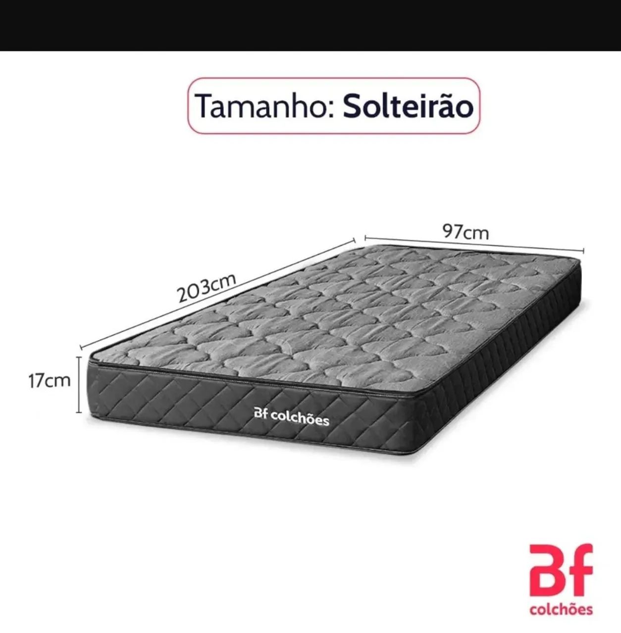 Cama box solteiro com colchão  - Foto 4