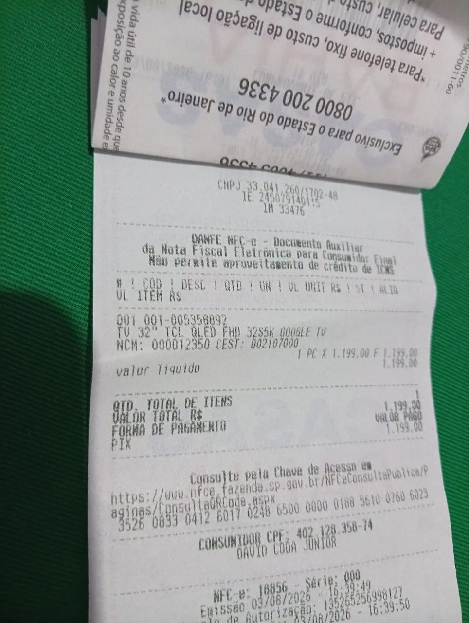(PRA SAIR URGENTE ) Tv TCL 32 polegadas QLED ótima resolução , Impecável , ANDROID TV - Foto 5