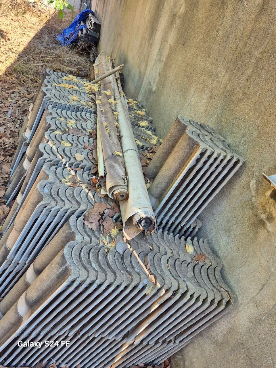 Telhas de concreto 