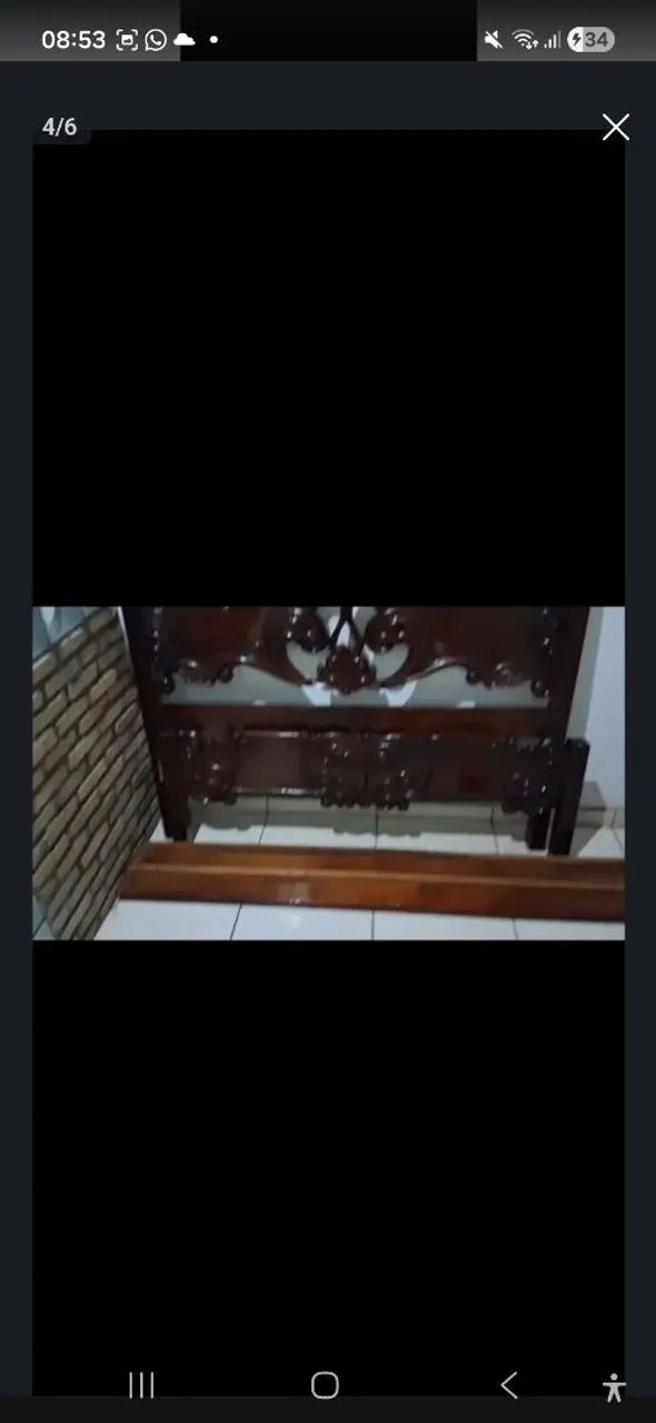 Cama de madeira de casal  - Foto 2