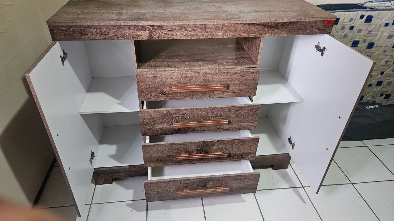 Móvel com 4 gavetas e 2 portas - Foto 5