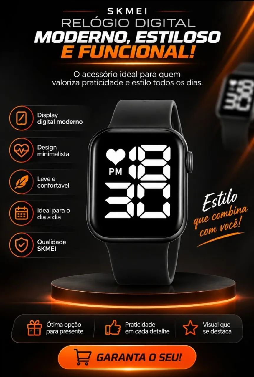Relógio digital SKMEI