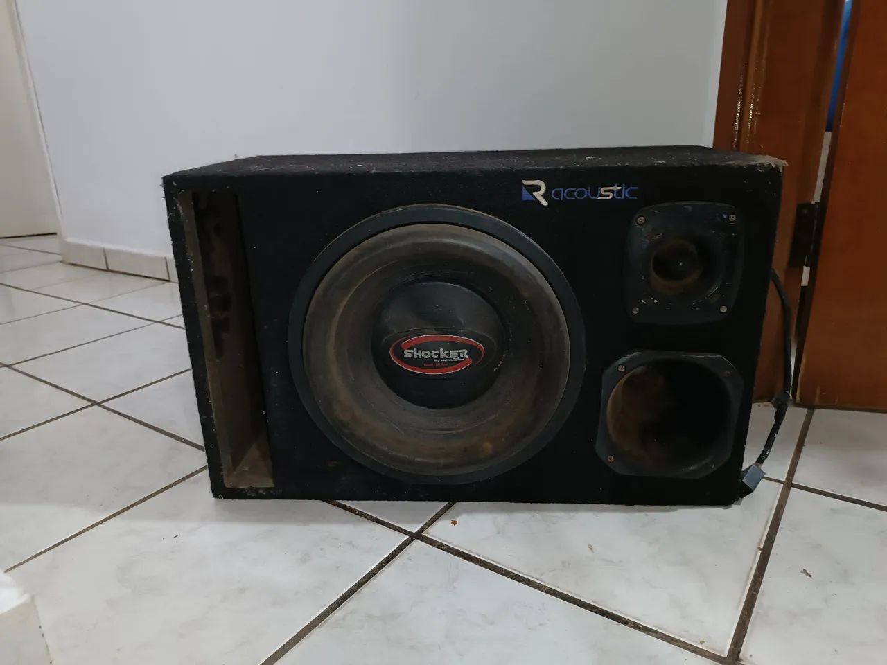 Caixa de Som automotivo <br>Alto falante 10"<br>Corneta<br>Twitter