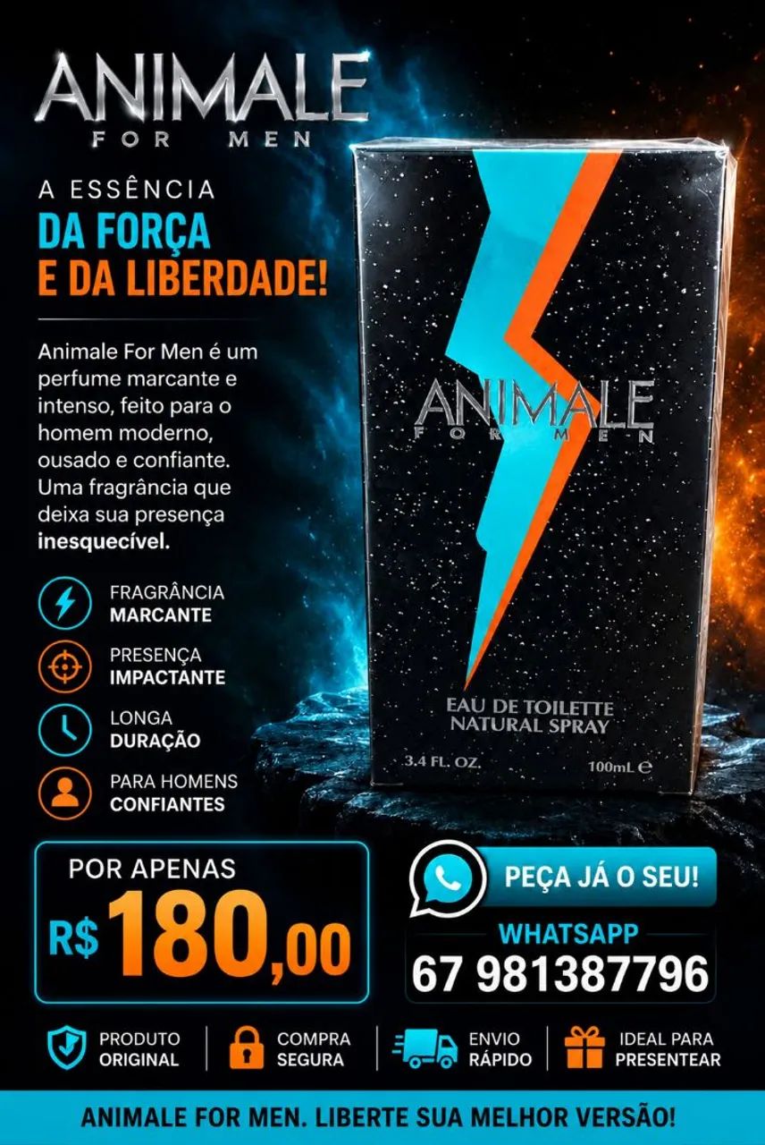 Perfume Animale original e lacrado 