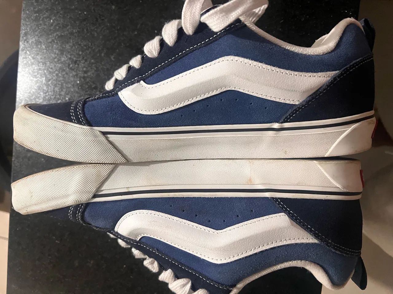 Tênis Vans Knu Skool Navy True White  - Foto 3