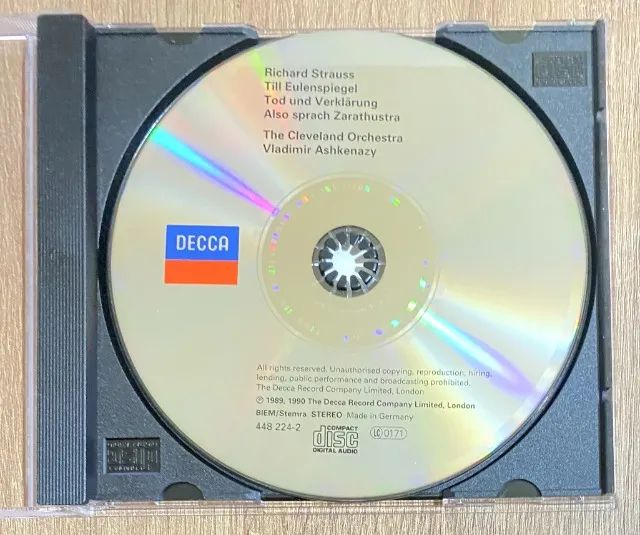 CD Richard Strauss: Also Sprach Zarathustra (Regência Ashkenazy) Alemanha - Foto 2