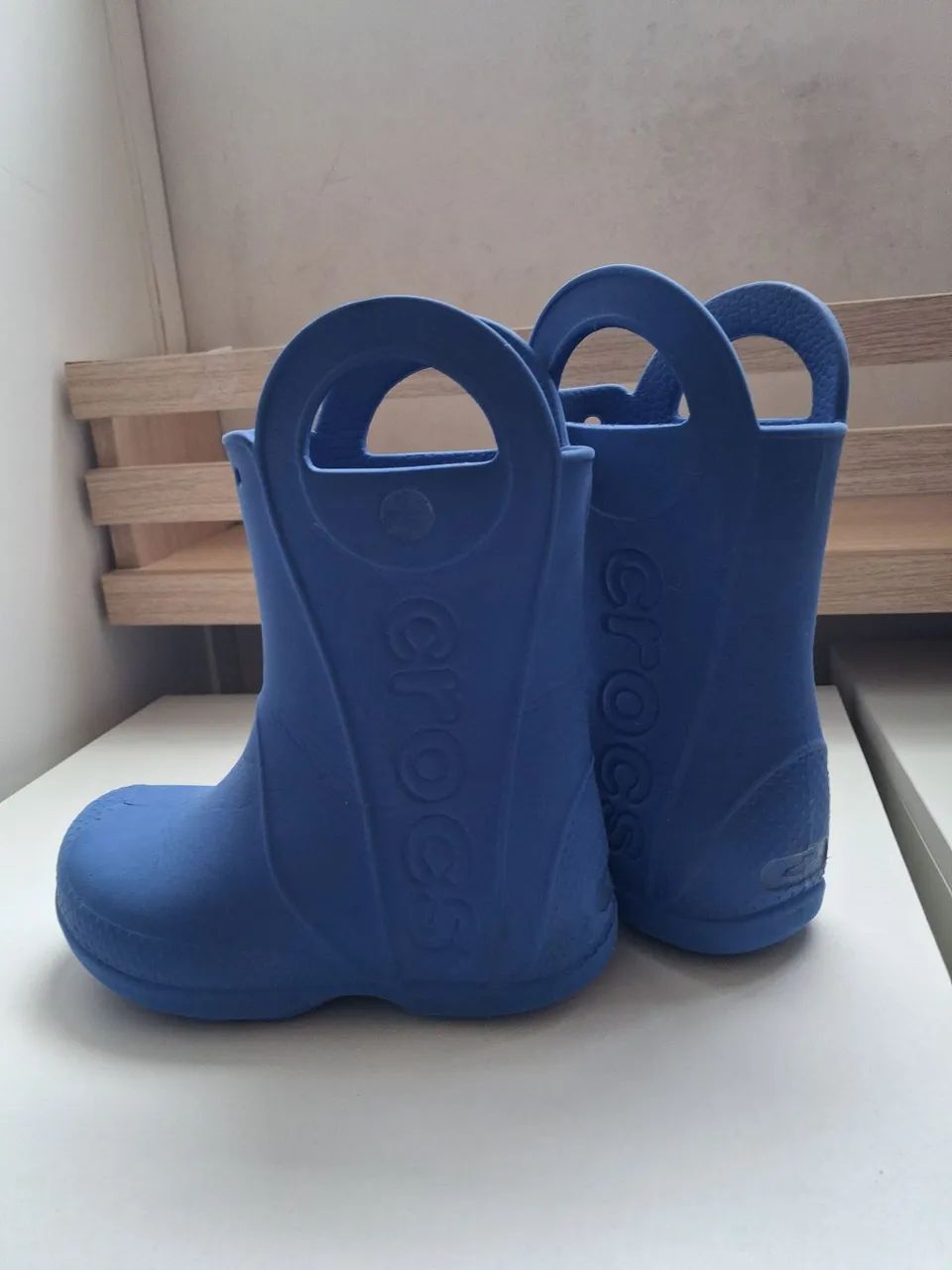 Galocha Azul Crocs Original Tam C 10, Br: 26/27 - Foto 2