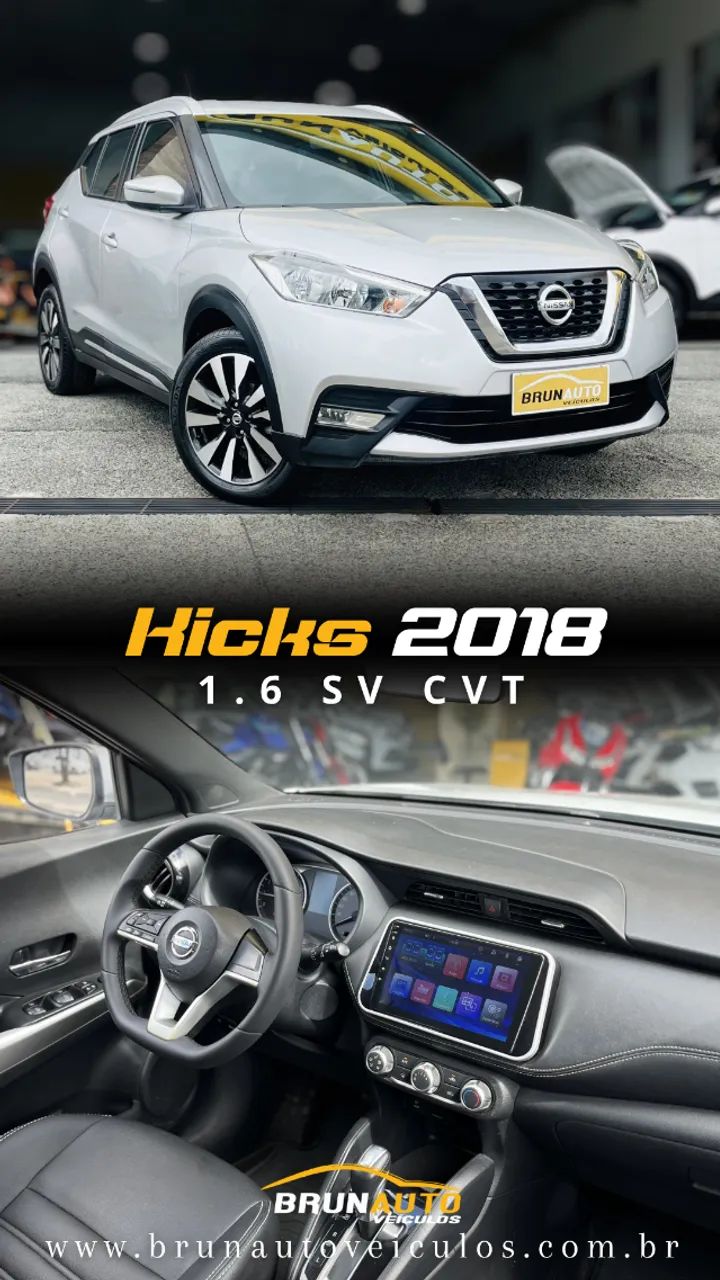 Nissan Kicks SV 1.6 16V Flexstar 5P Aut. 2018