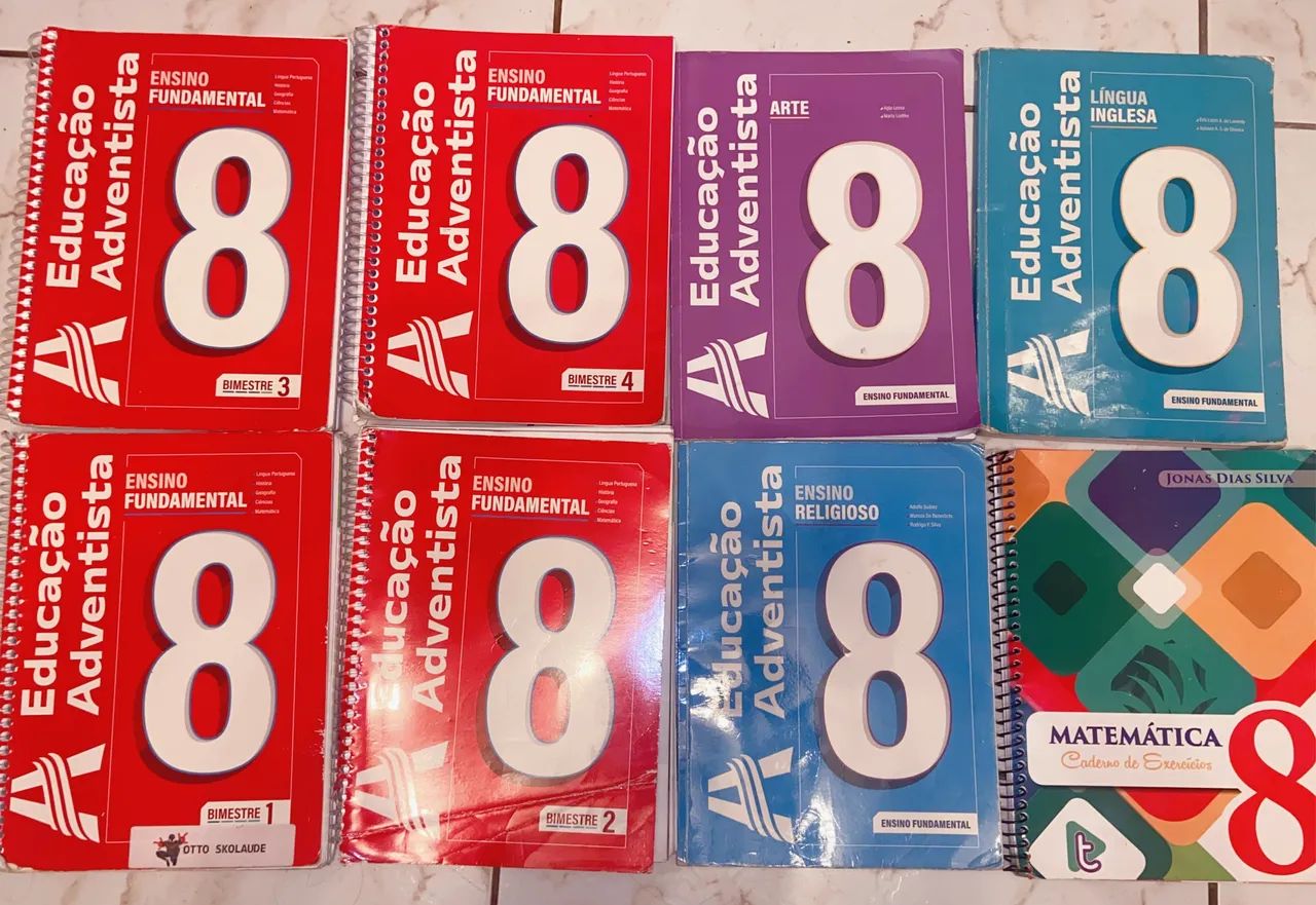 Kit Completo 8 ano - Colégio Adventista